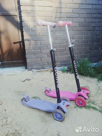 Самокат детский трехколесный бу