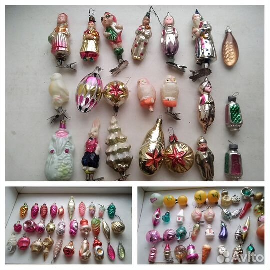 Елочные игрушки СССР