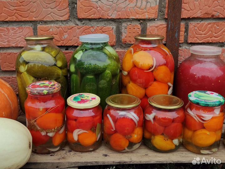 Домашние заготовки, овощи
