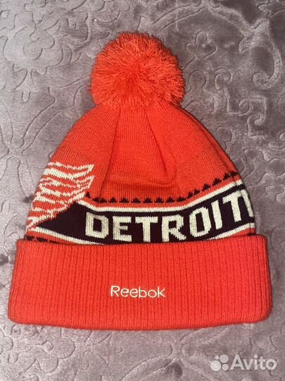 Шапка Детройт Ред Уингз reebok детская
