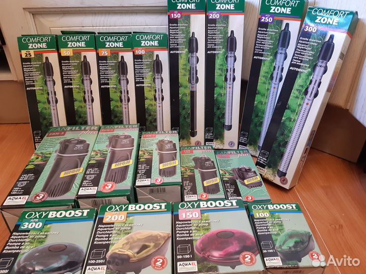 Фильтры,обогреватели aquael