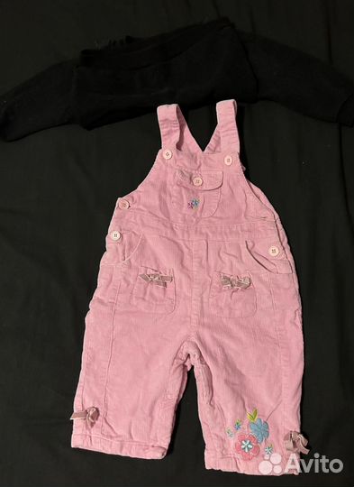 Вещи пакетом для девочки 74 80 бу