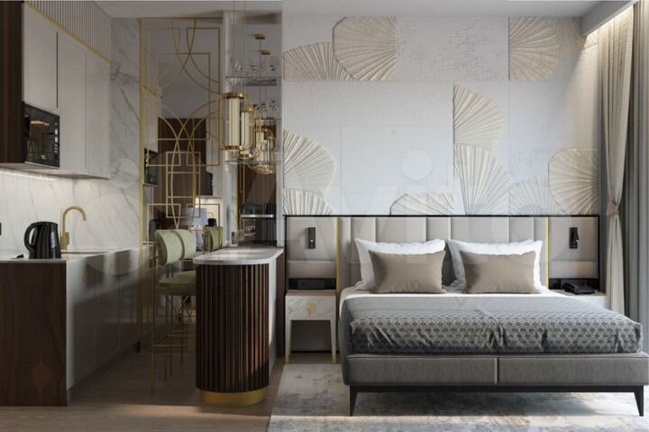 2-к. квартира, 45,3 м², 18/19 эт.