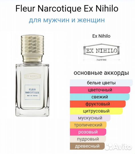 Парфюм Fleur Narcotique 35 мл Флер наркотик