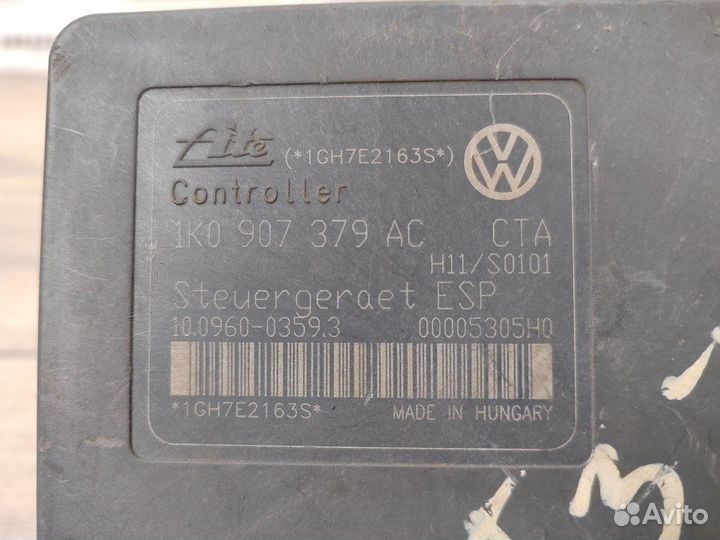 Блок ABS (абс) Volkswagen Jetta 5 седан 1K2 1.9