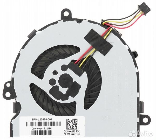 Кулер HP 15-DA 15-DB 15-DR 15Q-DX 15T-DS C129