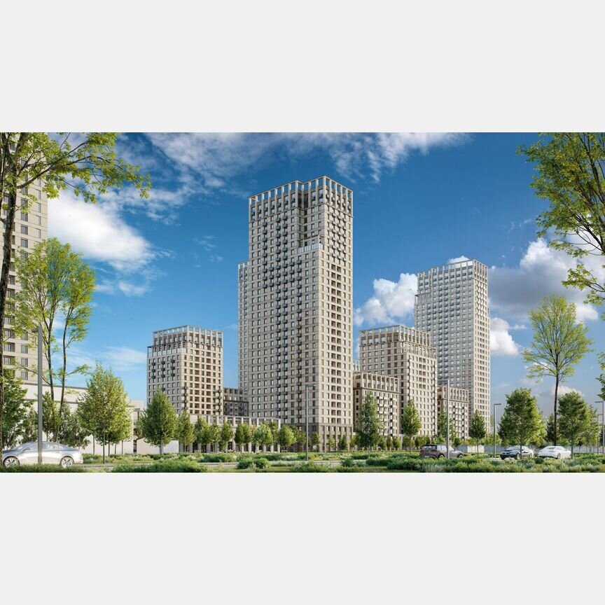 3-к. квартира, 69,3 м², 22/31 эт.