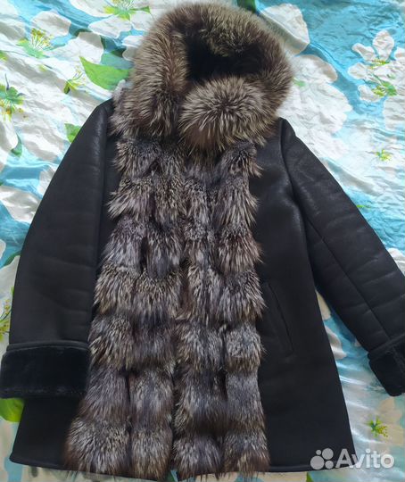 Женская дубленка 54