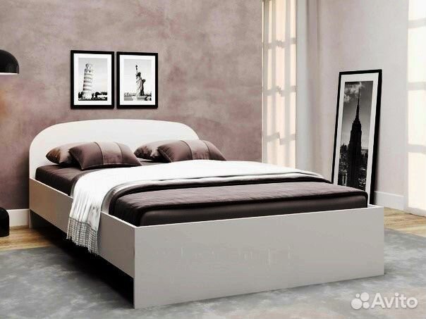 Кровать с матрасом (полуторка)