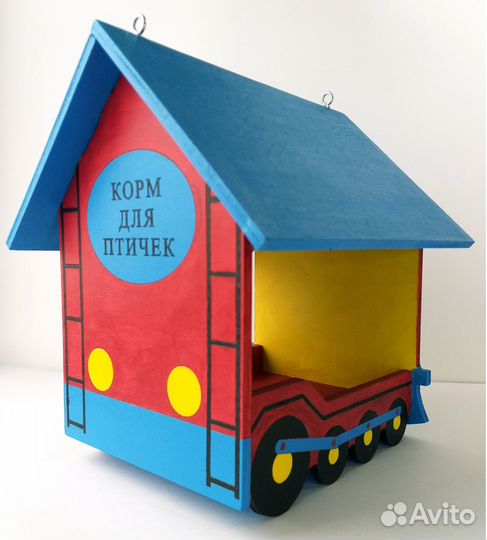 Кормушка для птиц «паровоз»