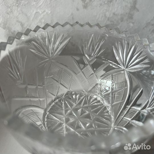 Салатник хрустальный