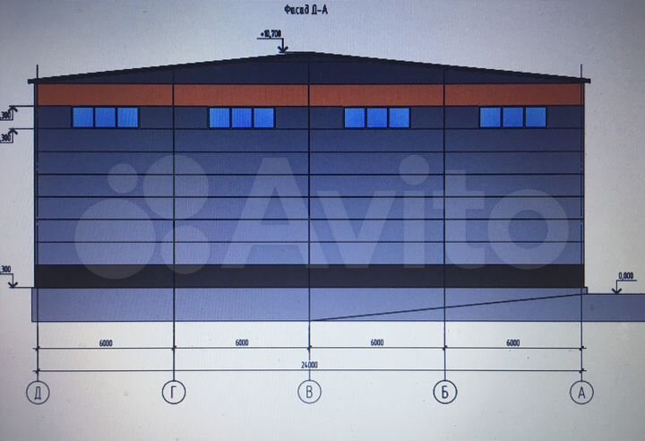 Производство, 1200 м²