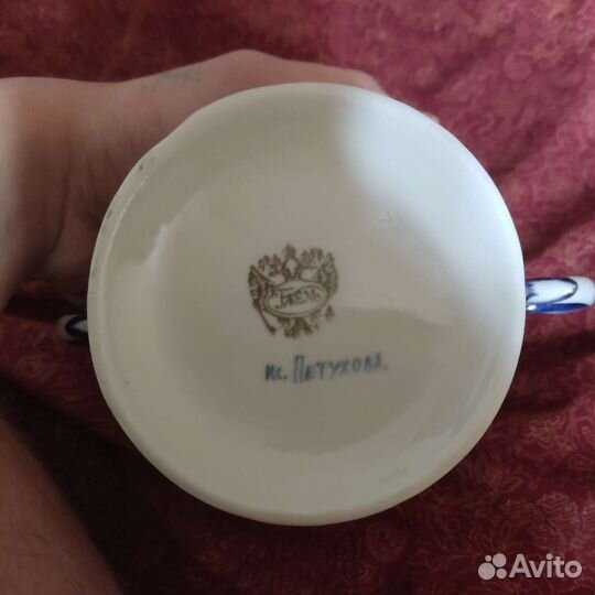 Сахарница гжель авторская