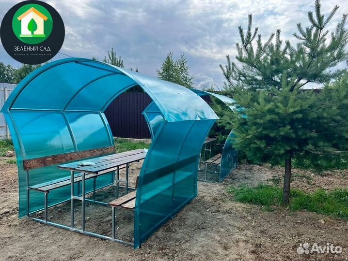 Беседка из поликарбоната