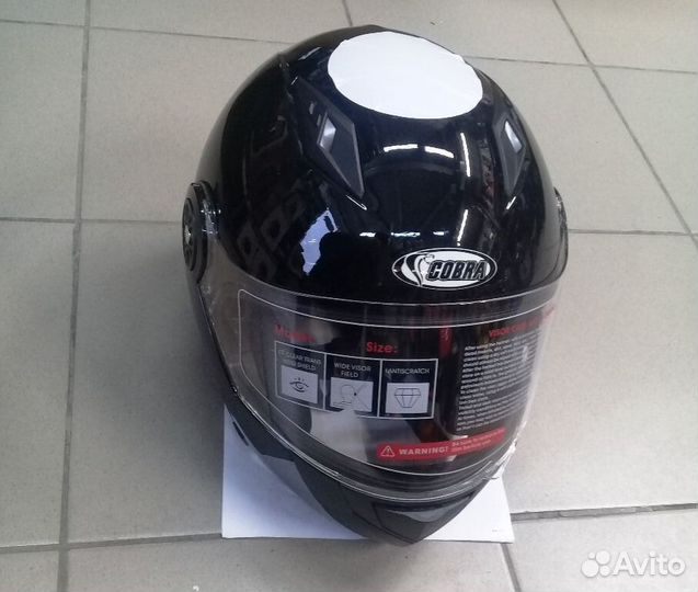 Шлем модуляр cobra JK115,черный