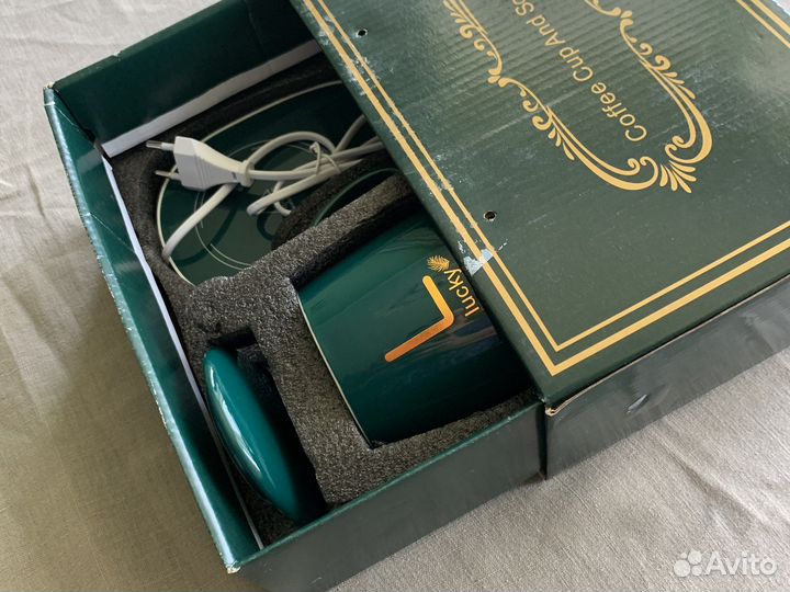 Новая кружка чашка для чая и кофе с подогрвом