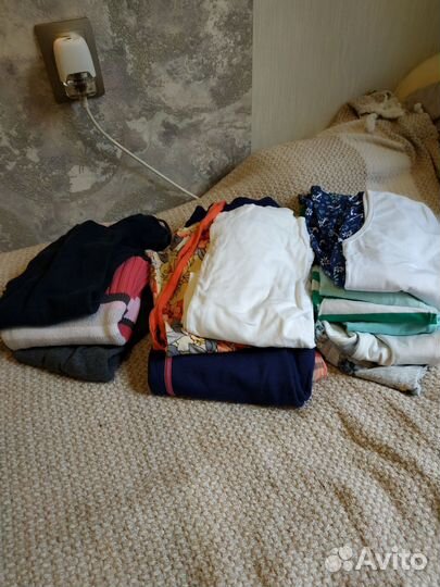 Вещи пакетом для девочки 128р