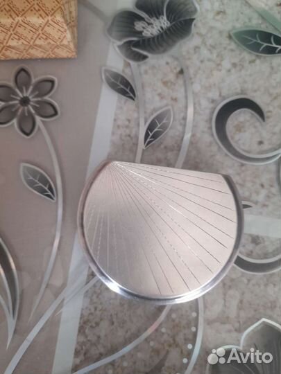 Серебряная пудреница.875 пробы