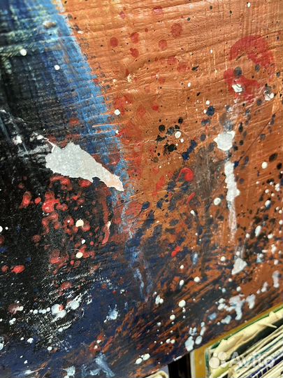 Картина маслом Скрудж Макдак 80 на 80 см