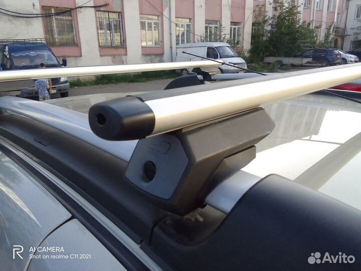 Багажник аэро на рейлинги на Ким 75