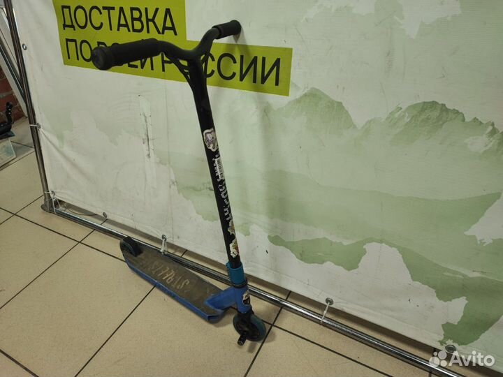 91702 Самокат Novatrack 110мм черный (бу)