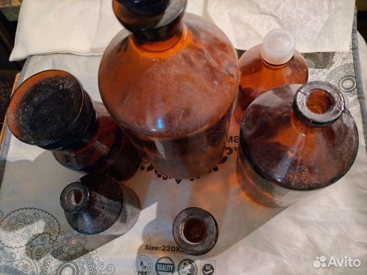 Медицинские банки стеклянные СССР