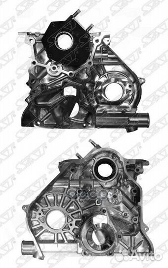 Насос масляный toyota hilux surf/chaser/cresta