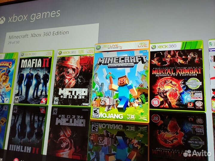 Microsoft Xbox 360 Slim 320Gb 50 игр