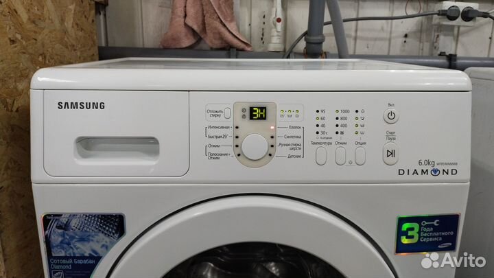 Samsung Diamond 6кг стиральная машина