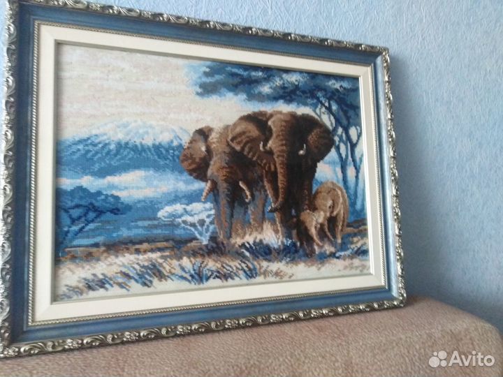 Картина-вышивка 