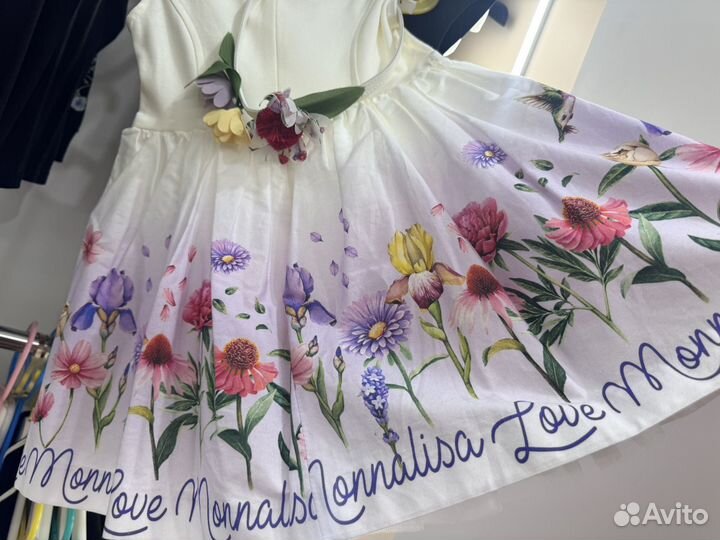 Детское платье monnalisa с ремешком
