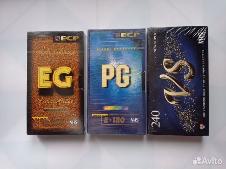 Видеокассеты VHS, 8 мм