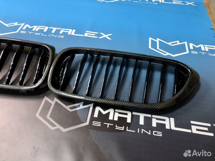 Решетка радиатора BMW G30 Sport дорест карбон