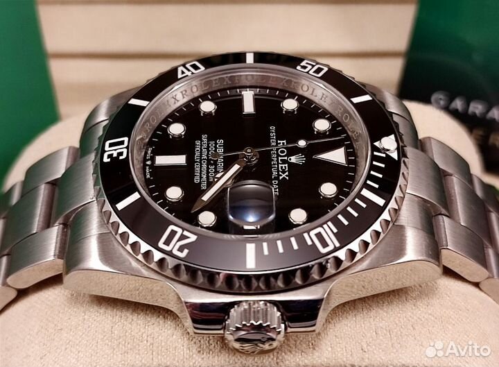 Часы мужские механические Rolex Submariner Black