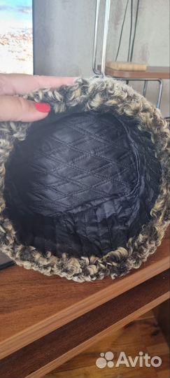 Каракулевая шапка папаха офицерская