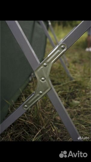 Раскладушка складная туристическая в чехле