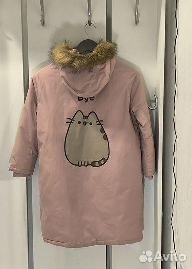 Парка для девочки 128 134, Reserved, Pusheen