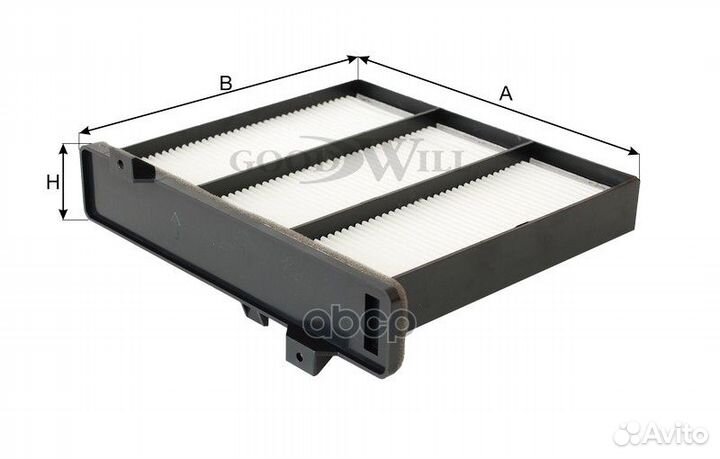 Фильтр салона AG396CF Goodwill