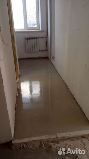 Наливной пол, выравнивание полов,стяжка полов