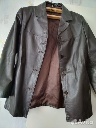 Пиджак из нат. кожи