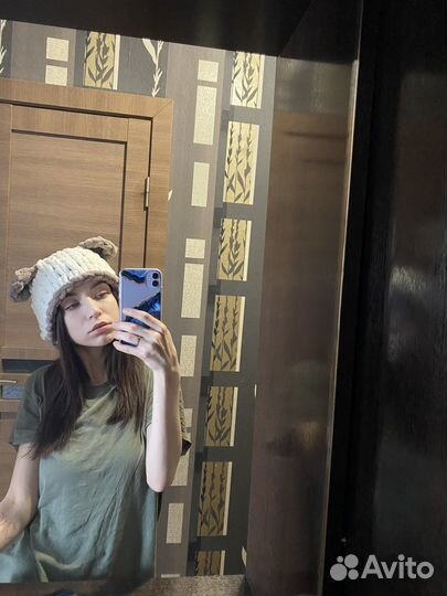 Шапка с ушками