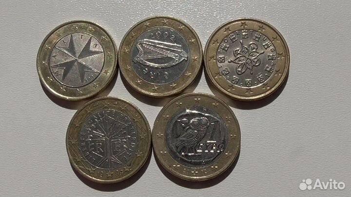 Европейские монеты любого достоинства