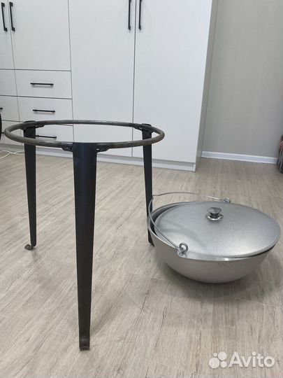 Казан для плова kukmara -12 литров ; тренога