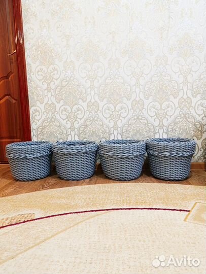 Кашпо из ротанга 12 литров