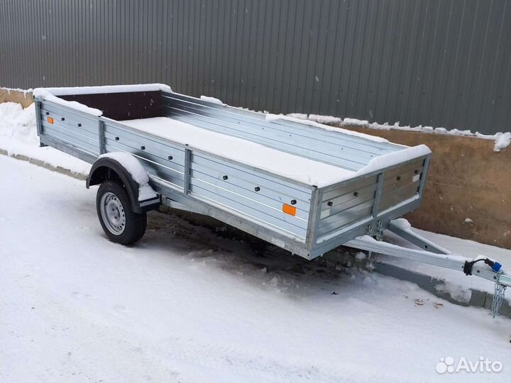 Прицеп 3,5х1,5 оцинкованный с тентом