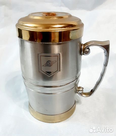 Термо кружка металл 300 мг толстостенная