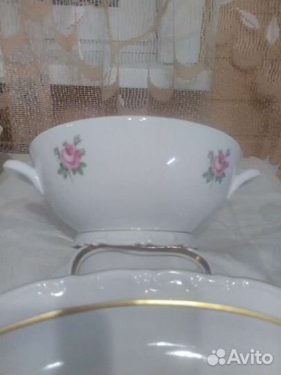 Блюдо и салатник по отдельности