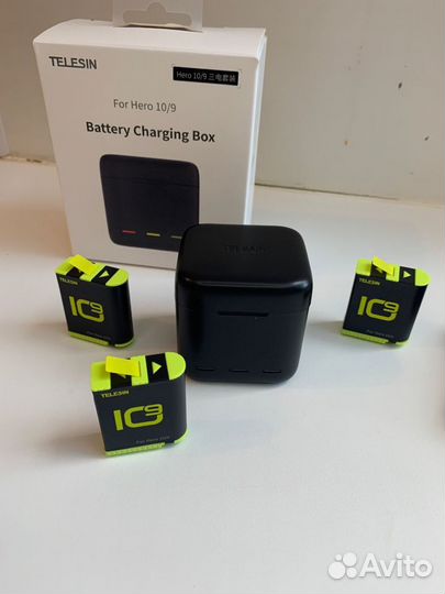 Зарядное устройство для GoPro экшн камер новый