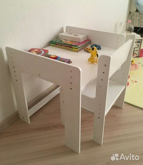 Детский растущий стол и стул