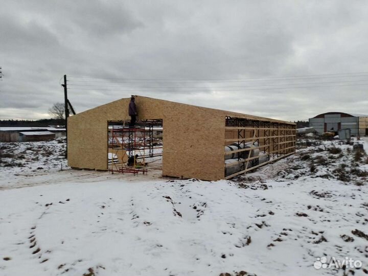 Ангар Склад Прямостенный 11 метров